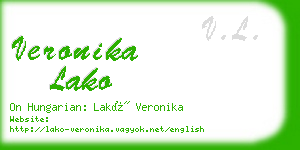 veronika lako business card